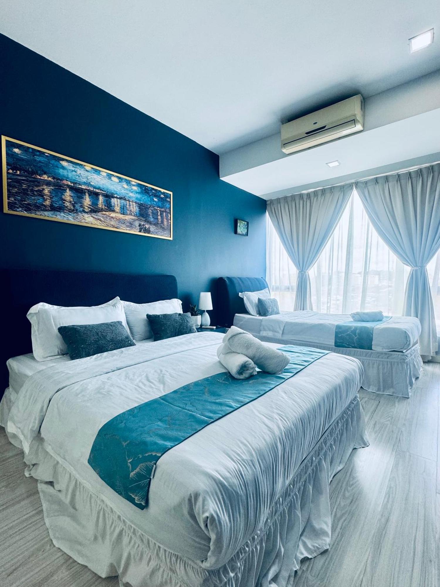 Riverside Opulent Nights At Sky Hotel 亞庇 外观 照片